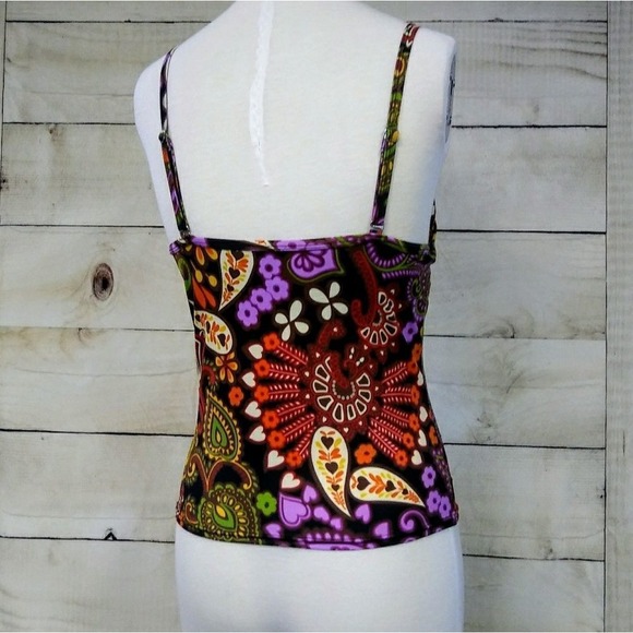 Victoria Secret Paisley 34A Padded Tank Top - Picture 4 of 5